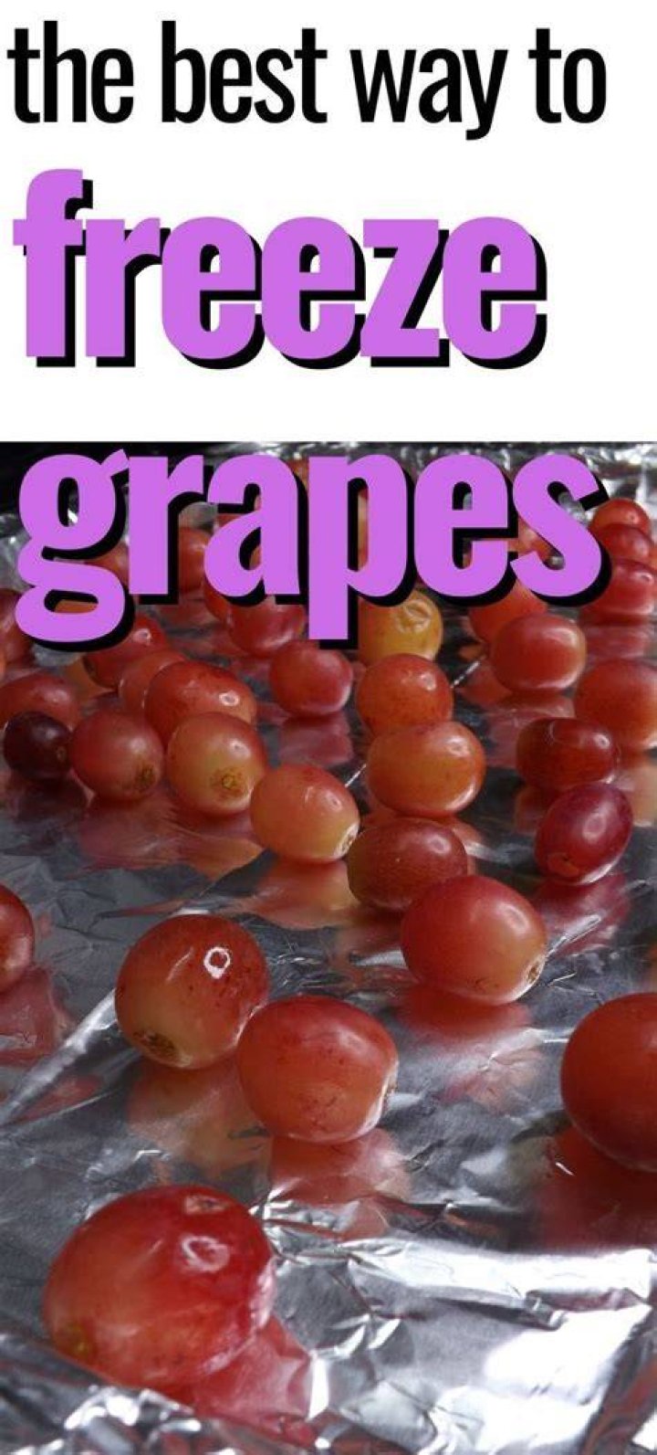 Can I freeze grapes?