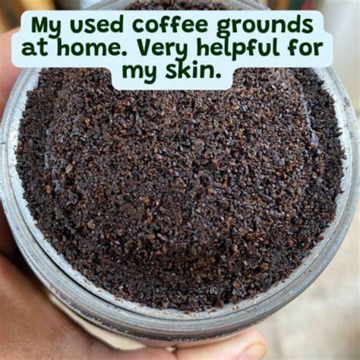 Do coffee grounds tighten skin?