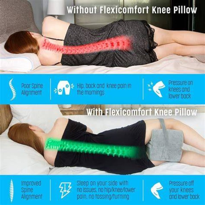 Does putting a pillow between your legs help period cramps?