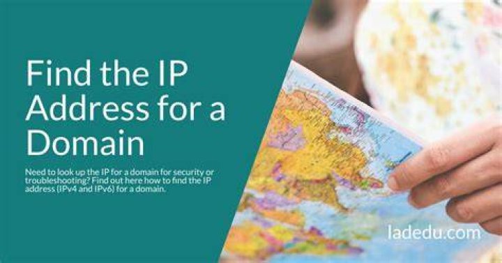 How do I find my domain IP address?