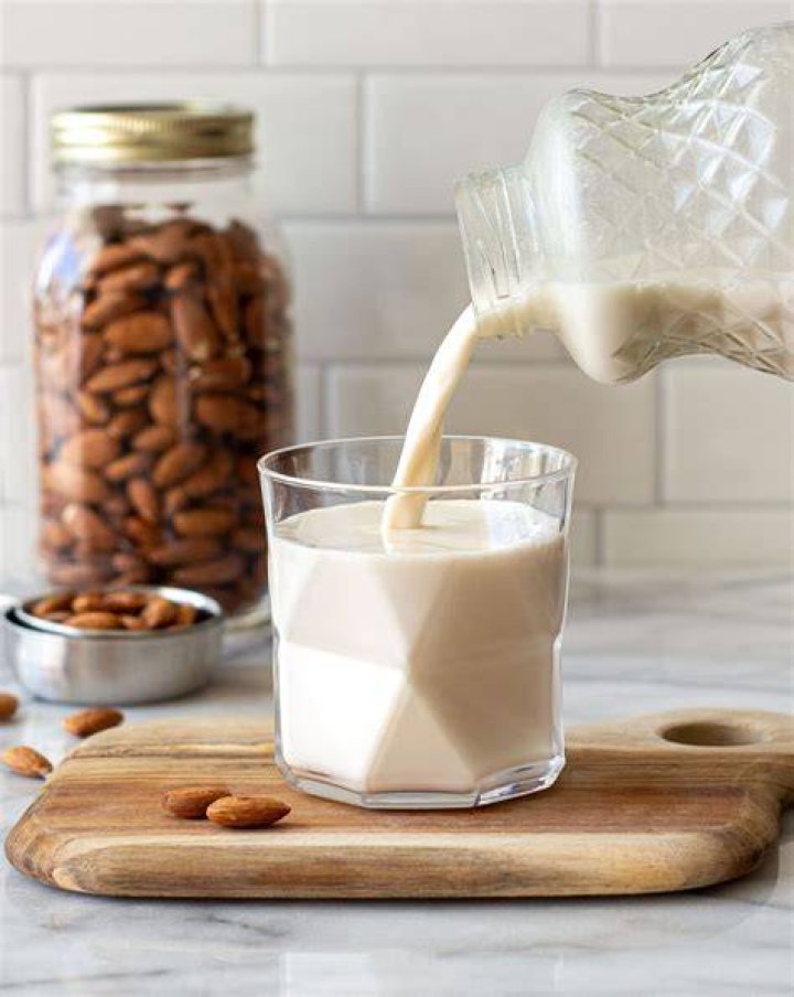 Is it healthier to drink almond milk?