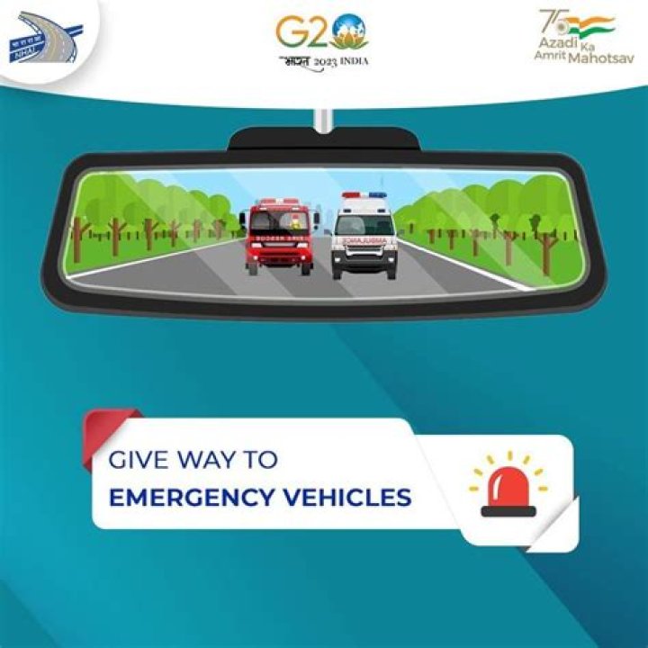 Is it illegal to not give way to an emergency vehicle?