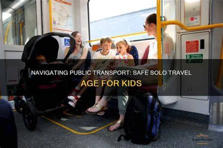 What age can a child travel alone on public transport?