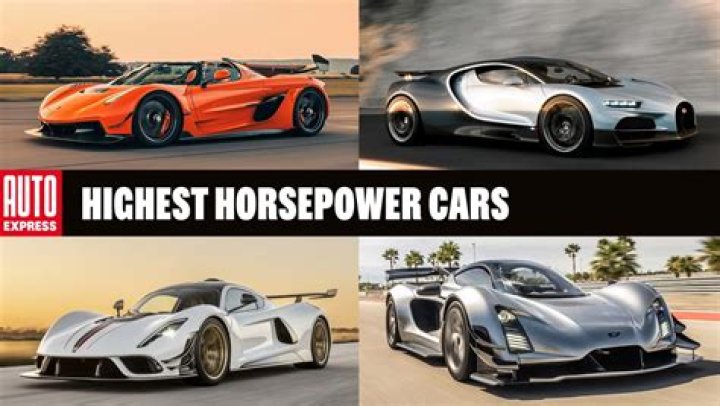 What car has the highest horsepower?