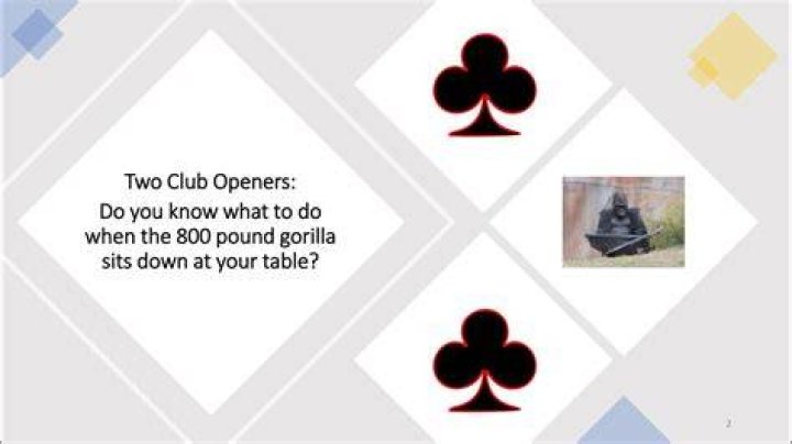 What does an opening bid of 2 clubs mean in bridge?