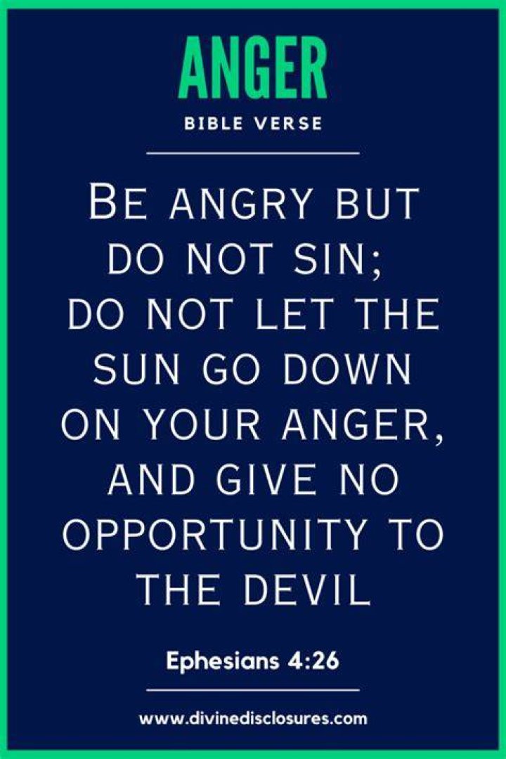 What God says about anger and bitterness?