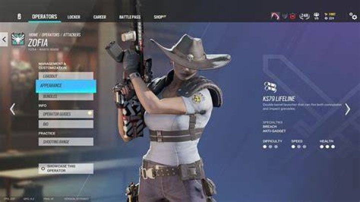 What gun does Zofia use?