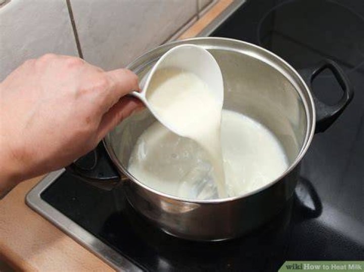 What happens when you heat milk?