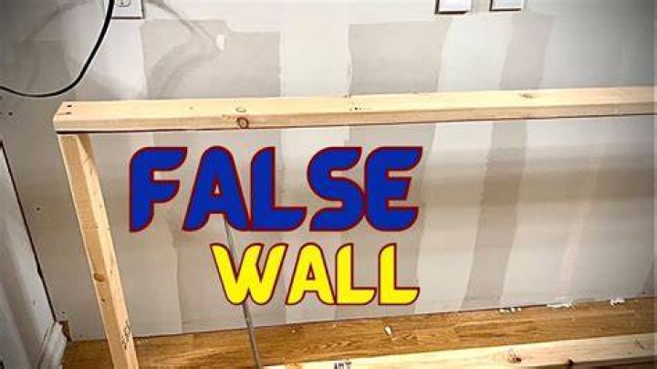 What is a false wall called?