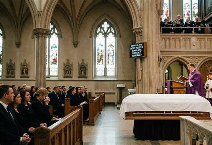 What is the most played religious song at a funeral?
