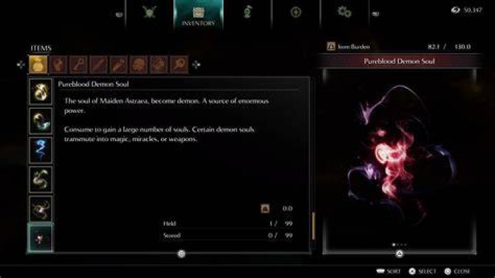 Where is the pureblood Demon Soul?