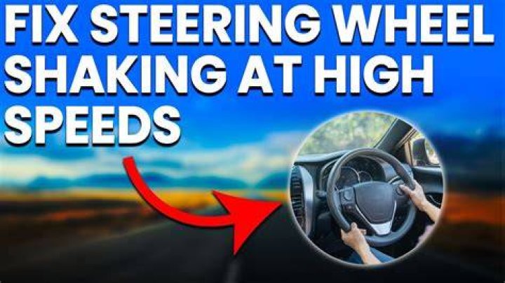 Why does my steering wheel shake at 60 miles an hour?